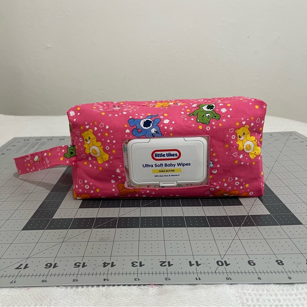 Care Bears diaper and wipes pouch